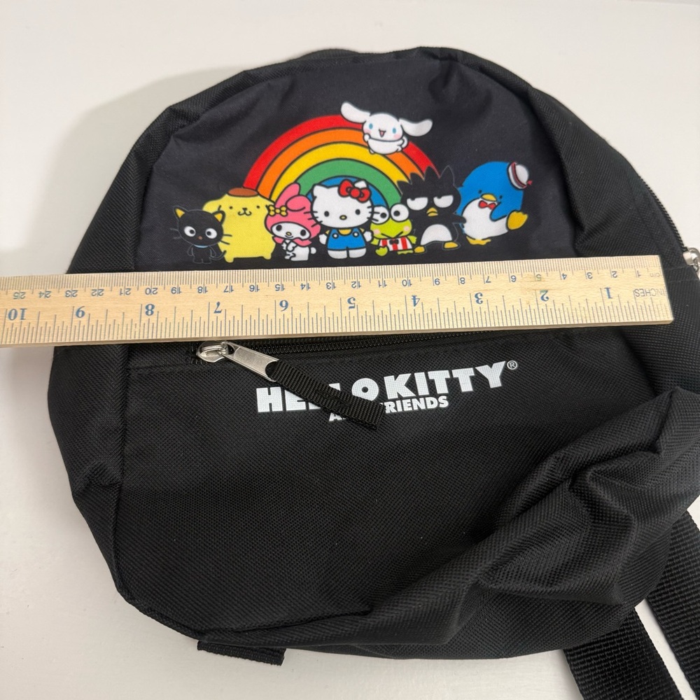 Hello Kitty Black Kids Backpack with Rainbow Friends - Picture 12 of 12
